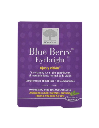 BLUE BERRY EYEBRIGHT 60 COMP NEW NORDIC COMPLEMENTO