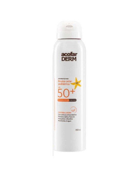 ACOFARDERM SPF 50+ BRUMA SPRAY FOTOPROTECTOR SOLAR PEDIÁTRICO 150 ML