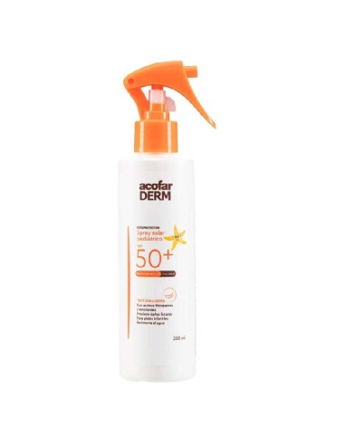 ACOFARDERM SPF 50+ SPRAY SOLAR PEDIATRICA 200 ML FOTOPROTECTOR