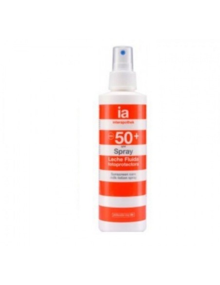 INTERAPOTHEK SPF 50+ LECHE FLUIDA SPRAY 200 ML FOTOPROTECTOR