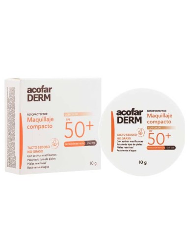 ACOFARDERM SPF 50+ MAQUILLAJE COMPACTO  10 g