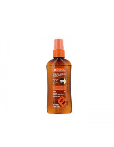 FARLINE ACEITE SOLAR SPF 30+ 200 ML BRONCEADOR