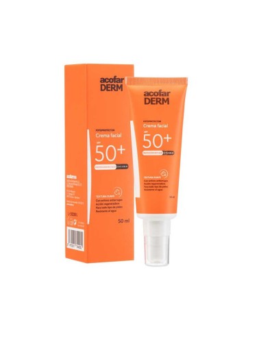 ACOFARDERM SPF 50+ GEL CREMA FACIAL TACTO LIGERO  50 ML