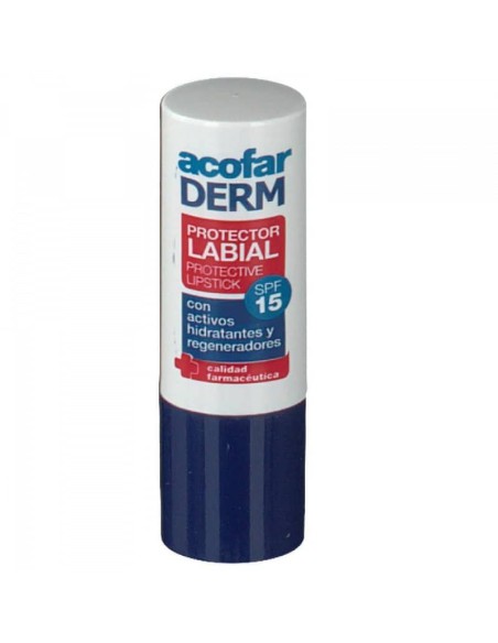 ACOFARDERM SPF 15 PROTECTOR LABIAL 4 G
