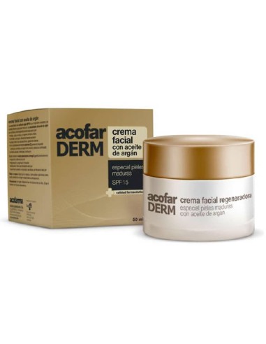 ACOFARDERM SPF 15 CREMA FACIAL ACEITE DE ARGAN 50 ML