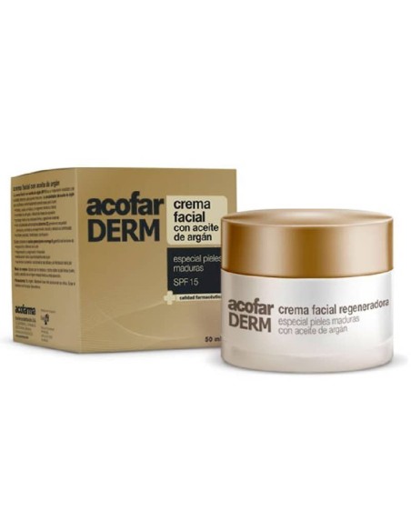 ACOFARDERM SPF 15 CREMA FACIAL ACEITE DE ARGAN 50 ML