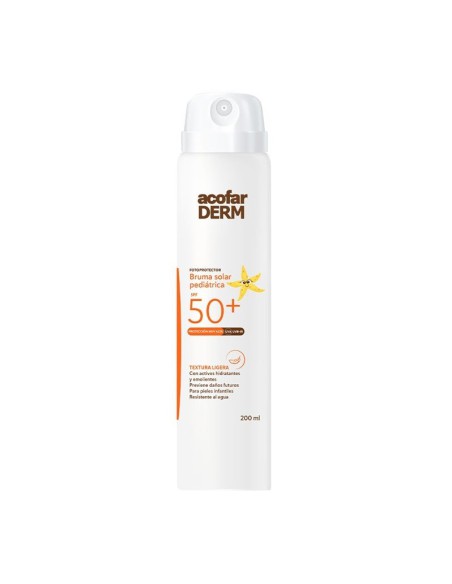 ACOFARDERM SPF 50+ BRUMA SOLAR PEDIATRICA 200 ML.