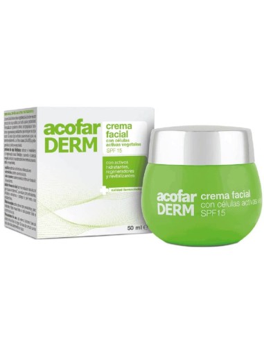 ACOFARDERM CREMA FACIAL SPF 15 CELULAS ACTIVAS VEGETALES 50 ML.