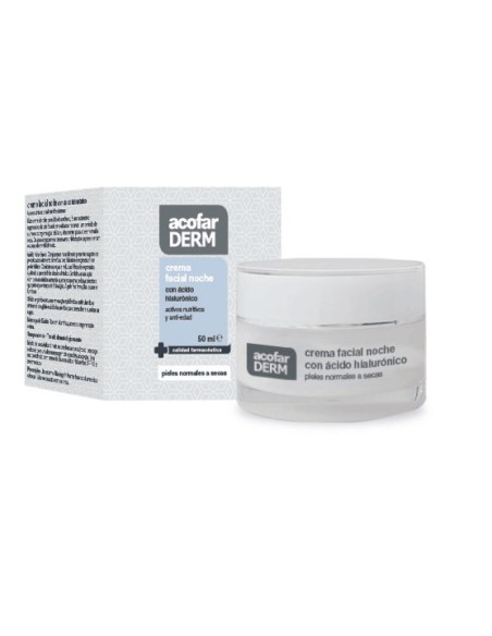 ACOFARDERM CREMA FACIAL NOCHE ÁCIDO HIALURÓNICO  50 ML