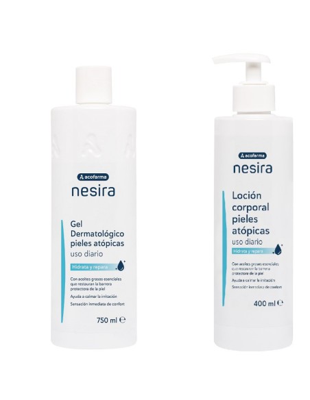 ACOFARDERM DERMATOLÓGICO GEL PIEL ATÓPICA  750 ml + LOCIÓN 400 ML.