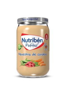 NUTRIBEN POTITO RECETAS TRADICIONALES MENESTRA DE CORDERO 235 g +6MESES