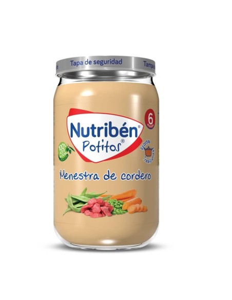 NUTRIBEN POTITO RECETAS TRADICIONALES MENESTRA DE CORDERO 235 g +6MESES