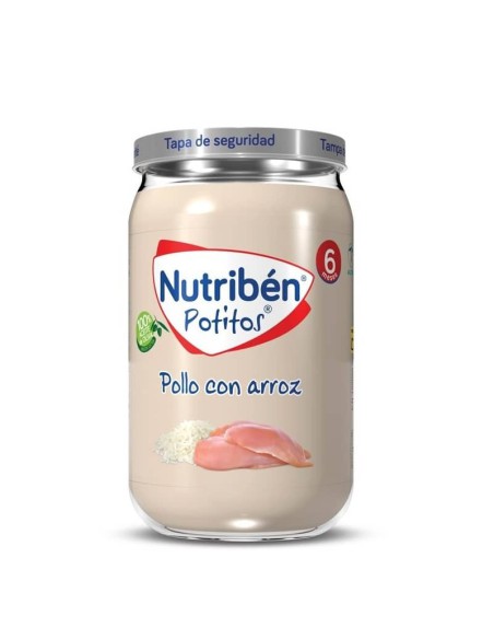 NUTRIBEN POTITO POLLO CON ARROZ 235G. +6MESES