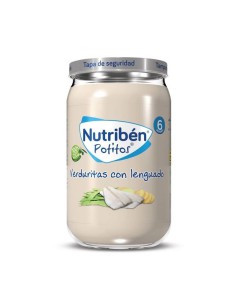 NUTRIBEN POTITO VERDURITAS CON LENGUADO 235G +6MESES