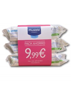 MUSTELA TOALLITAS LIMPIADORAS 3 X 70. PACK AHORRO