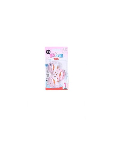 CHUPETE LATEX NUKETE ROSA T-1 3 U