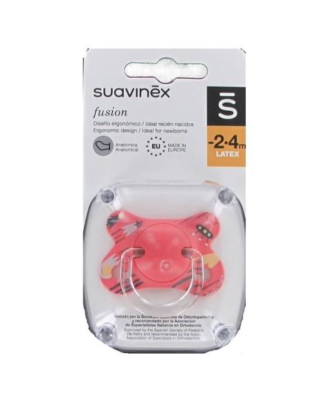 CHUPETE LATEX TETINA ANATOMICA SUAVINEX FUSION 2- 4 M