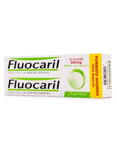 FLUOCARIL BI-FLUORE PACK AHORRO 2X125ML DUPLO PASTA DENTÍFRICA USO DIARIO