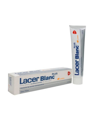 LACER BLANC PLUS 125ML MENTA PASTA DENTIFRICA BLANQUEADORA  USO DIARIO