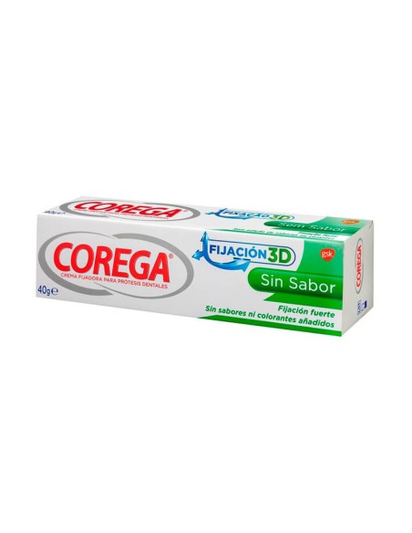 COREGA SIN SABOR 40G FIJACIÓN 3D CREMA ADHESIVA