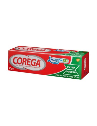 COREGA EXTRA FUERTE 40G CREMA ADHESIVA