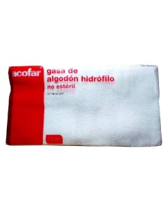 GASA ALGODÓN HIDROFILO NO ESTERIL ACOFAR 1 m2
