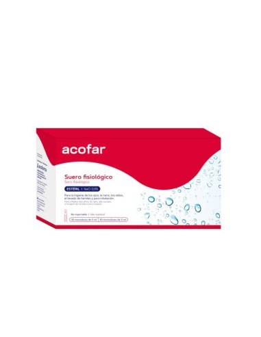 ACOFAR SUERO FISIOLÓGICO MONODOSIS 30 UNIDADES