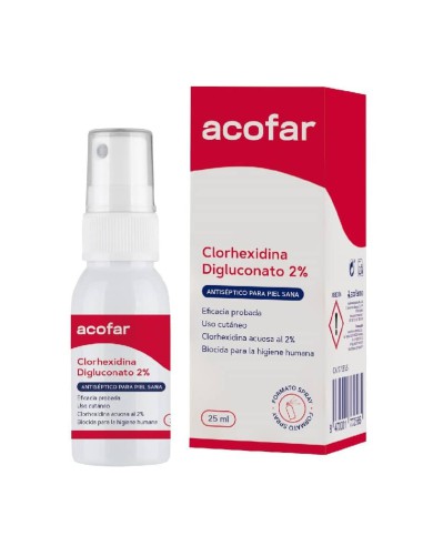 CLORHEXIDINA ACOFAR 2 % SPRAY 25 ML