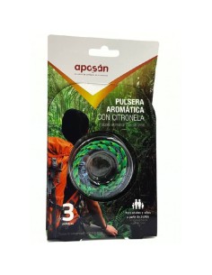 APOSAN PULSERA AROMATICA CITRONELA 3 U