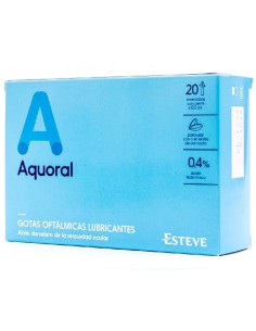 AQUORAL GOTAS OFTÁLMICAS LUBRICANTES ESTÉRILES 20 MONODOSIS 0,5 ML.