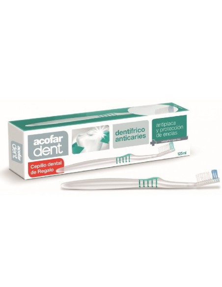 ACOFARDENT DENTIFRICO ANTICARIES 125 ML + CEPILLO DENTAL