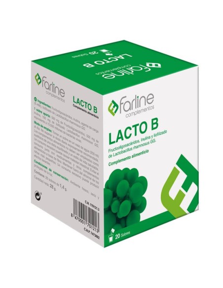 FARLINE COMPLEMENTO LACTO B 20 SOBRES PROBIOTICO ORAL
