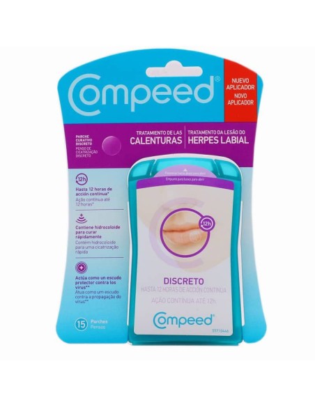COMPEED CALENTURAS TOTAL CARE PARCHE HIDROCOLOIDE 15 PARCHES
