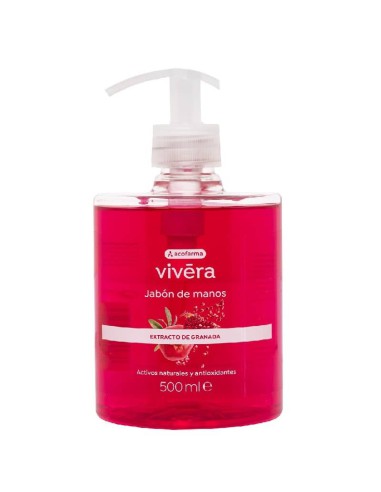 ACOFARMA VIVERA JABÓN DE MANOS EXTRACTO DE GRANADA 500 ML