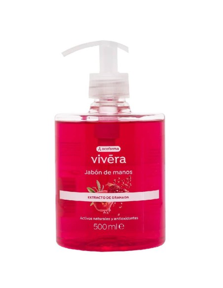 ACOFARMA VIVERA JABÓN DE MANOS EXTRACTO DE GRANADA 500 ML