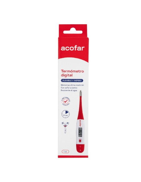 ACOFAR TERMOMETRO DIGITAL FLEXIBLE RÁPIDO