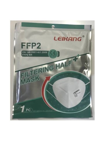 MASCARILLA FFP2 ADULTO BLANCA 0,39? COMPRANDO 75 UNIDADES